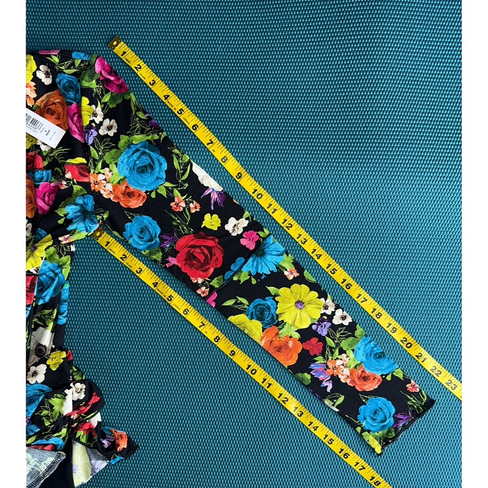 Alice + Olivia Delora Floral Multi Colored Mini Dress - Picture 12 of 16